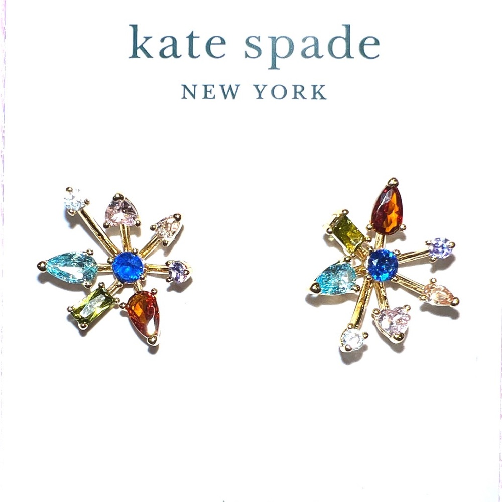 ā ļø Kate Spade New York firework floral stud earrings - Picture 4 of 9